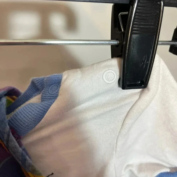 Ralph Lauren Baby plaid madras shortalls size 9 months - Picture 2 of 7